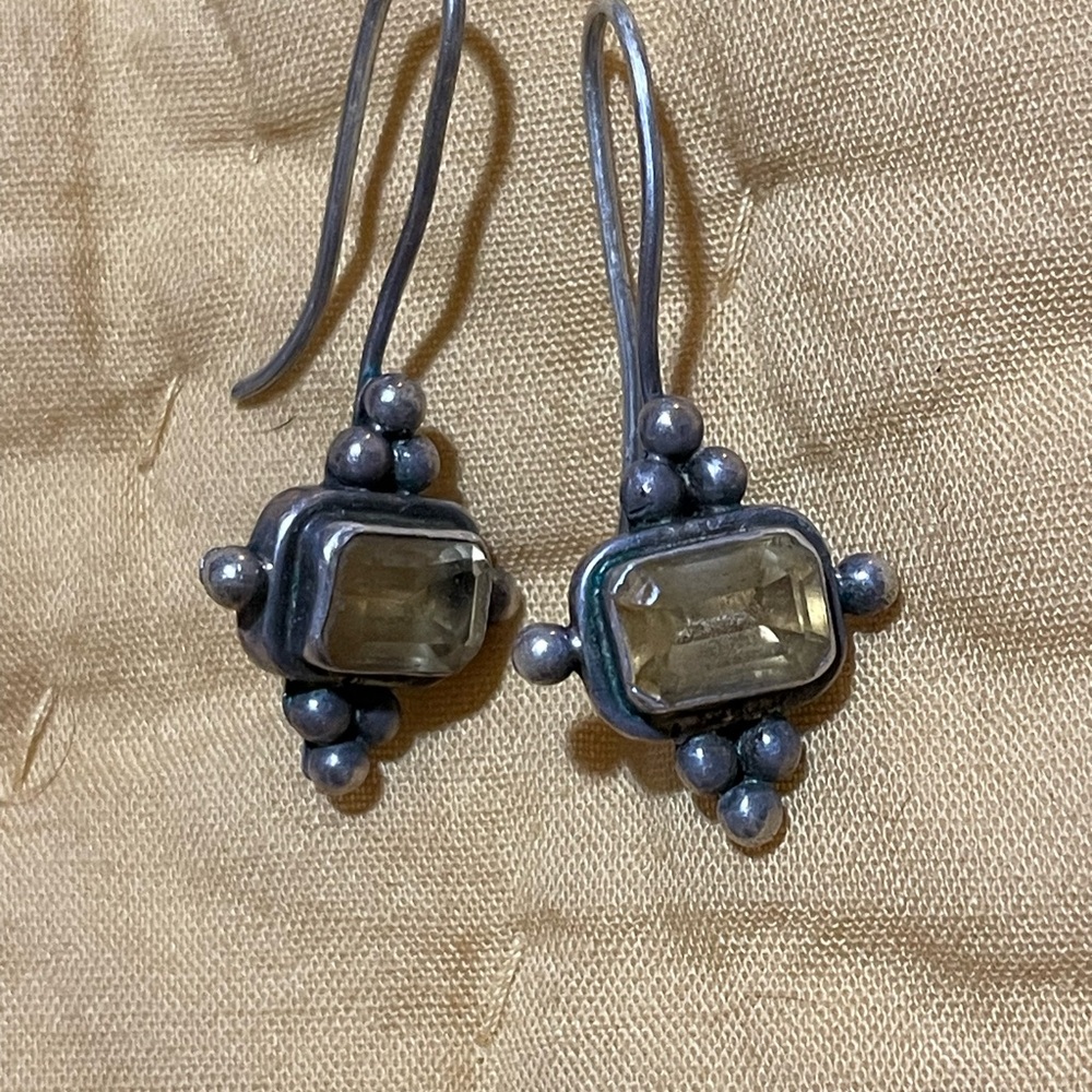 Vintage Southwest silver earrings